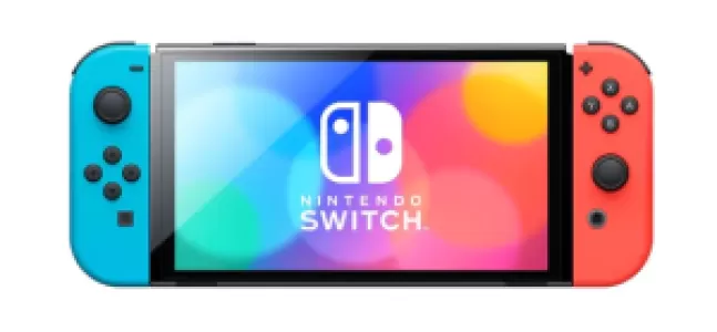 Игровая приставка Nintendo Switch OLED 64 ГБ, неоновый синий/неоновый красный Игровая приставка Nintendo Switch OLED 64 ГБ, неоновый синий/неоновый красный