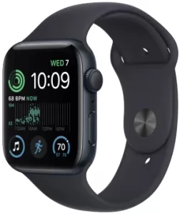 Apple Watch Series SE Gen 2 44 мм M/L Aluminium Case GPS, midnight Sport Band Apple Watch Series SE Gen 2 44 мм M/L Aluminium Case GPS, midnight Sport Band