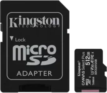 Карта памяти Kingston microSDXC 512GB Canvas Go Plus Class 10 UHS-I U3 V30 A2 (SDCG3/512GBSP) Карта памяти Kingston microSDXC 512GB Canvas Go Plus Class 10 UHS-I U3 V30 A2 (SDCG3/512GBSP)