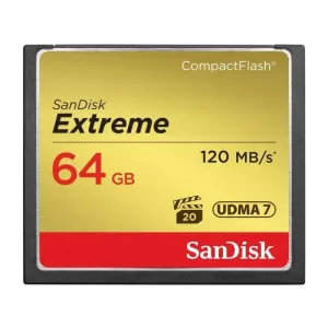 Карта памяти SanDisk 64GB Extreme CompactFlash Memory Card UDMA 7 Speed Up to 120MB/s (SDCFXSB-064G-G46) Карта памяти SanDisk 64GB Extreme CompactFlash Memory Card UDMA 7 Speed Up to 120MB/s (SDCFXSB-064G-G46)