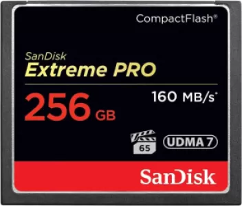 Карта памяти SanDisk 256GB Extreme PRO CompactFlash Memory Card UDMA 7 Speed Up To 160MB/s (SDCFXPS-256G-X46) Карта памяти SanDisk 256GB Extreme PRO CompactFlash Memory Card UDMA 7 Speed Up To 160MB/s (SDCFXPS-256G-X46)