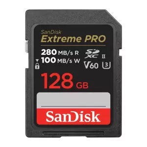 Карта памяти SanDisk 128GB Extreme PRO SDXC UHS-II Memory Card (SDSDXEP-128G-GN4IN) Карта памяти SanDisk 128GB Extreme PRO SDXC UHS-II Memory Card (SDSDXEP-128G-GN4IN)