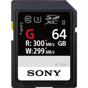 Карта памяти Sony 64GB SF-G Tough Series UHS-II SDXC Memory Card (SF-G64) Карта памяти Sony 64GB SF-G Tough Series UHS-II SDXC Memory Card (SF-G64)
