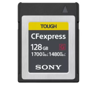 Карта памяти Sony 128GB CFexpress Type B TOUGH Memory Card (CEBG128/J) Карта памяти Sony 128GB CFexpress Type B TOUGH Memory Card (CEBG128/J)