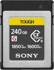 Карта памяти Sony CEB-G240T CFexpress Type B TOUGH 240 GB Карта памяти Sony CEB-G240T CFexpress Type B TOUGH 240 GB