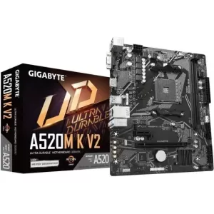 Материнская плата AMD A520 SAM4 MATX A520M K V2 1.1 GIGABYTE Материнская плата AMD A520 SAM4 MATX A520M K V2 1.1 GIGABYTE