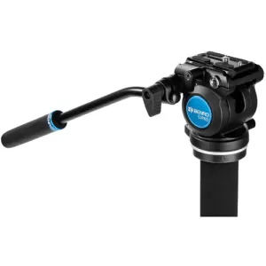 Benro A38FDS2PRO монопод Classic с видеоголовой/алюминиевый с клипсами