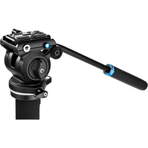 Benro A38FDS2PRO монопод Classic с видеоголовой/алюминиевый с клипсами