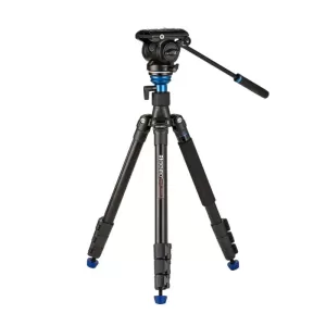 Benro A2883FS4PRO Travel штатив с видео головой серии Aero 2/4 секционный/трансформер/алюминиевый