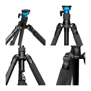 Benro A2883FS4PRO Travel штатив с видео головой серии Aero 2/4 секционный/трансформер/алюминиевый