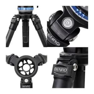 Benro C373FBS8PRO штатив с видеоголовой серии 3/3 секциионный/зажим - клипсы/карбон
