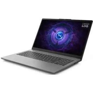 Ноутбук Lenovo LOQ 15IAX9E, 15.6" (1920x1080) IPS 144 Гц/Intel Core i5-12450HX/16 ГБ DDR5/512 ГБ SSD/NVIDIA GeForce RTX 3050 (6 Гб)/Без системы, Серый (83LK005HUE)