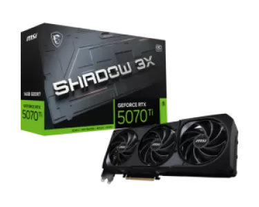 Видеокарта PCIE16 RTX5070TI 16GB RTX 5070 Ti 16G SHADOW 3X OC MSI