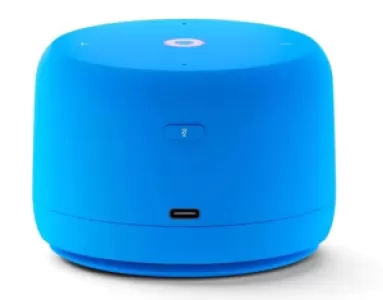 Умная колонка Яндекс Станция Лайт 2 с Алисой на YaGPT, синяя, YNDX-00026BLU