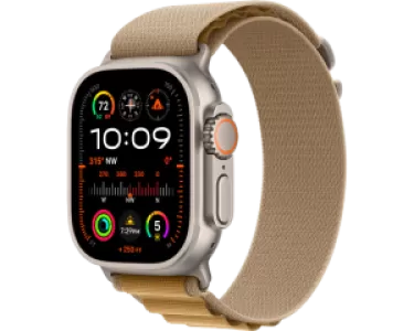 Apple Watch Ultra 2 (2024) GPS + Cellular 49 mm Natural Titanium Case with Tan Alpine Loop Medium Apple Watch Ultra 2 (2024) GPS + Cellular 49 mm Natural Titanium Case with Tan Alpine Loop Medium