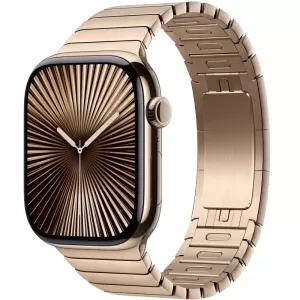Умные часы Apple Watch Series 10 GPS + Cellular, 46mm Gold Titanium Case with Gold Link Bracelet Умные часы Apple Watch Series 10 GPS + Cellular, 46mm Gold Titanium Case with Gold Link Bracelet