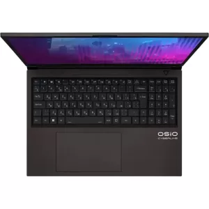 Ноутбук OSiO CyberLine, 16" (1920x1200) IPS 165 Гц/Intel Core i5-12600H/16 ГБ DDR4/512 ГБ SSD/NVIDIA GeForce RTX 4050 для ноутбуков (6 Гб)/Без системы, Коричневый (C160I-002)