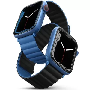 Ремешок Uniq Revix reversible Magnetic для Apple Watch 38/40/41 Blue/Black