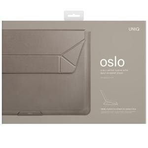 Чехол-подставка Uniq OSLO Laptop Sleeve для ноутбуков 14 Gray