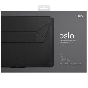 Чехол-подставка Uniq OSLO Laptop Sleeve для ноутбуков 14 Jet Black