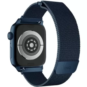 Ремешок Uniq Dante Strap Mesh Steel для Apple Watch 44/45/49 Cobalt blue