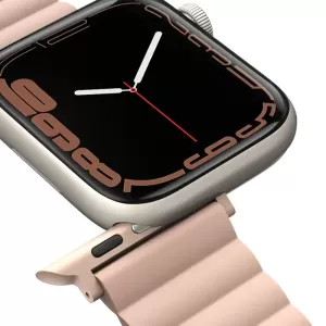 Ремешок Uniq Revix reversible Magnetic для Apple Watch 44/45/49 Pink/Beige