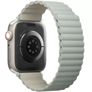 Ремешок Uniq Revix reversible Magnetic для Apple Watch 44/45/49 Sage/Beige