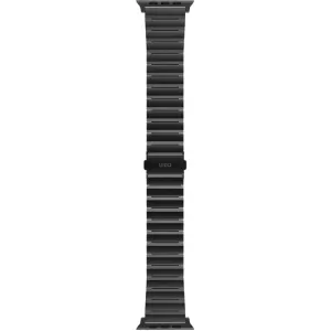 Ремешок Uniq Strova Strap Link Steel для Apple Watch 44/45/49 Gray