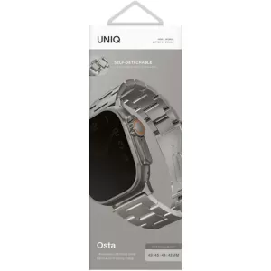 Ремешок Uniq Osta Steel Strap для Apple Watch 44/45/49 Silver