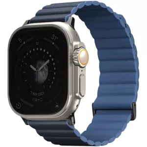 Ремешок Uniq Revix Premium для Apple Watch 44/45/49 Prussian/Mist Blue