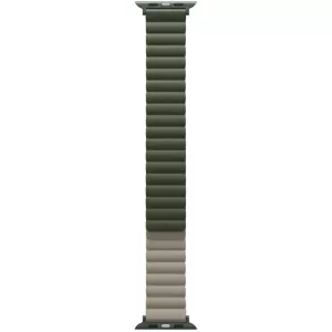 Ремешок Uniq Revix reversible Magnetic для Apple Watch 44/45/49 Green/Taupe