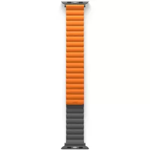 Ремешок Uniq Revix reversible Magnetic для Apple Watch 44/45/49 Grey/Orange