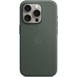 Чехол Apple FineWoven with MagSafe для iPhone 15 Pro Max Evergreen Чехол Apple FineWoven with MagSafe для iPhone 15 Pro Max Evergreen