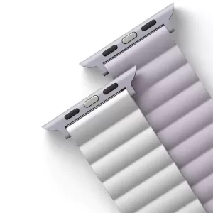 Ремешок Uniq Revix reversible Magnetic для Apple Watch 44/45/49 Lilac/White