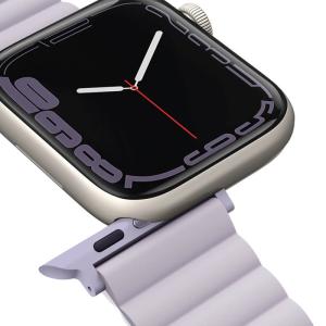 Ремешок Uniq Revix reversible Magnetic для Apple Watch 44/45/49 Lilac/White