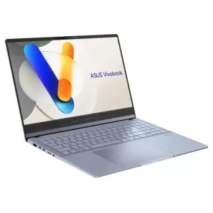 Ноутбук ASUS Vivobook S 15 S5506MA-MA014W, 15.6" (2880x1620) OLED 120 Гц/Intel Core Ultra 5 125H/16 ГБ DDR5/512 ГБ SSD/Intel Arc Graphics/Windows 11 Home, Голубой (90NB14E2-M00350)