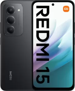 Смартфон Xiaomi Redmi 15 6/128 Гб, черный Смартфон Xiaomi Redmi 15 6/128 Гб, черный