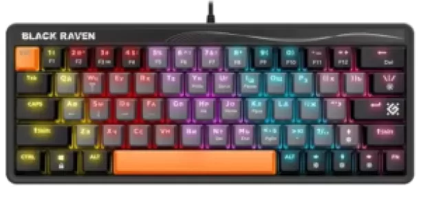 Клавиатура MECHANICAL BLK RAVEN GK-417 RU RGB 45413 DEFENDER
