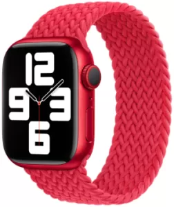 Умные часы Apple Watch Series 8 45 мм, Red Braided Solo Loop, 1 размер, красный