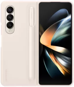 Чехол Galaxy Z Fold4 Standing Cover with Pen, песочный Чехол Galaxy Z Fold4 Standing Cover with Pen, песочный