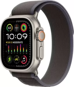 Часы Apple Watch Ultra 2 49 мм, S/M, Titanium Case with Blue/Black Trail Loop Часы Apple Watch Ultra 2 49 мм, S/M, Titanium Case with Blue/Black Trail Loop
