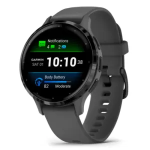 Часы Garmin Venu 3s, черный/серый Часы Garmin Venu 3s, черный/серый