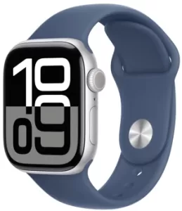 Умные часы Apple Watch Series 10 46 мм, M/L 140-245 мм, Aluminium Case GPS, Silver Умные часы Apple Watch Series 10 46 мм, M/L 140-245 мм, Aluminium Case GPS, Silver