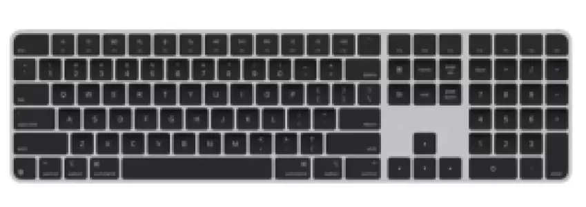 Клавиатура Apple Magic Keyboard with Touch ID and Numeric Keypad USB–C (MXK83), Black, черный Клавиатура Apple Magic Keyboard with Touch ID and Numeric Keypad USB–C (MXK83), Black, черный