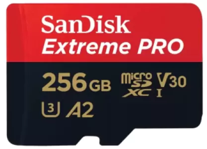 Карта памяти microSDXC UHS-I U3 SanDisk Extreme Pro, 256 Гб (SDSQXCD-256G-GN6MA) Карта памяти microSDXC UHS-I U3 SanDisk Extreme Pro, 256 Гб (SDSQXCD-256G-GN6MA)
