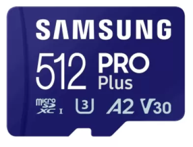 Карта памяти microSDXC Samsung Pro PLUS 512 ГБ, UHS-I U3, 180 МБ/с (MB-MD512SA) Карта памяти microSDXC Samsung Pro PLUS 512 ГБ, UHS-I U3, 180 МБ/с (MB-MD512SA)