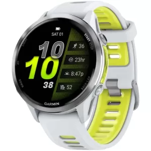 Умные часы Garmin Forerunner 970, Titanium Whitestone/Translucent Amp Yellow Умные часы Garmin Forerunner 970, Titanium Whitestone/Translucent Amp Yellow