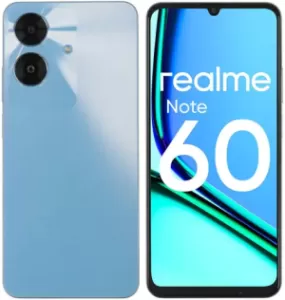 Смартфон Realme Note 60, 6.128 Гб, Blue, голубой Смартфон Realme Note 60, 6.128 Гб, Blue, голубой