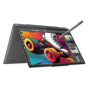Ноутбук Lenovo Yoga 7 2-in-1 14IML9, 14" (1920x1200) OLED/Intel Core Ultra 5 125H/16 ГБ DDR5/512 ГБ SSD/Intel Arc Graphics/Windows 11 Home, Серый (83DJ00AJRK)
