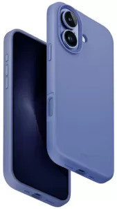 Чехол Uniq Lino Hue с MagSafe для iPhone 16, синий IP6.1(2024) - LINOHMPBLU Чехол Uniq Lino Hue с MagSafe для iPhone 16, синий IP6.1(2024) - LINOHMPBLU